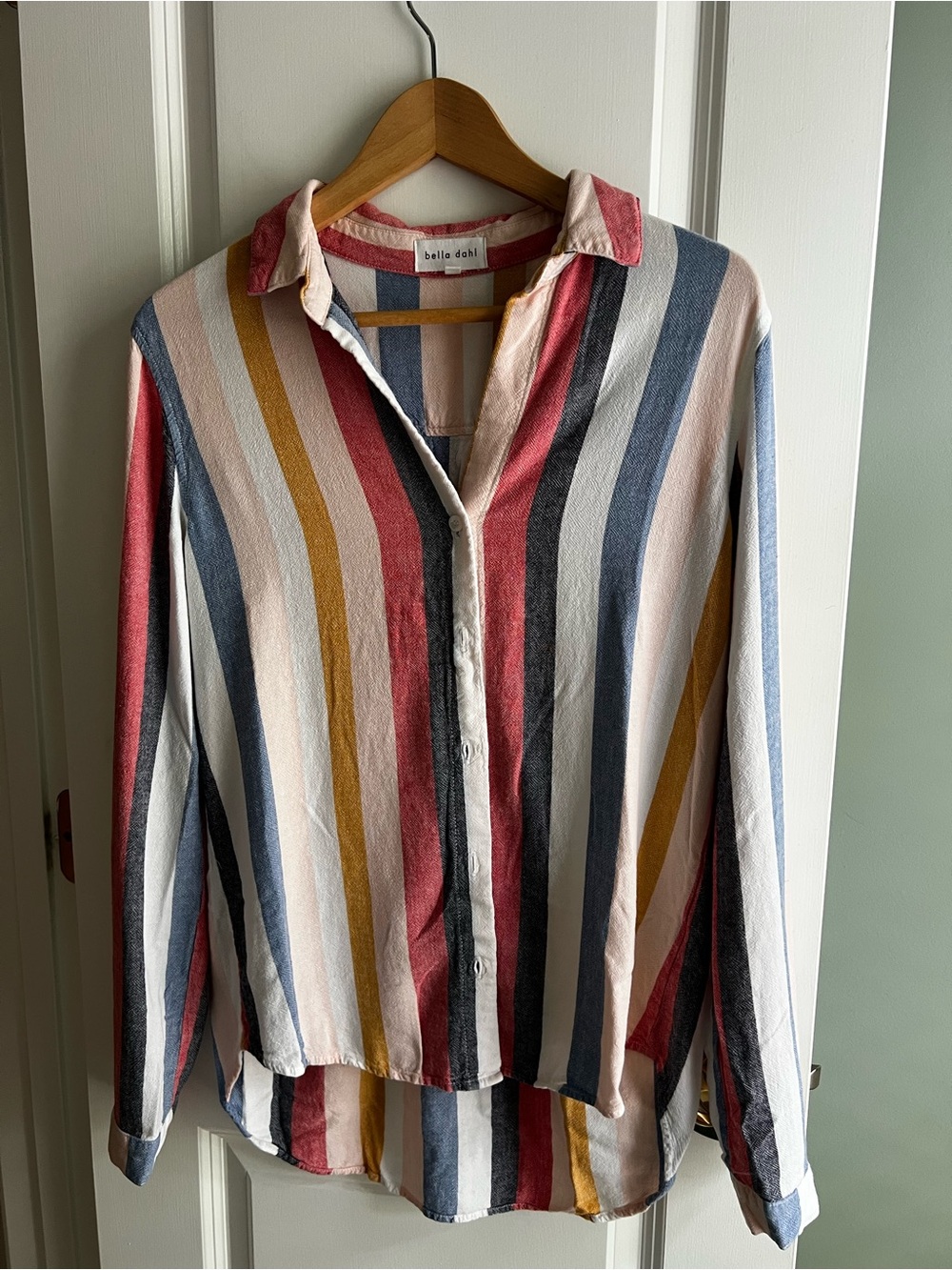 Bella Dahl Mykonos Classic Button Down Shirt S